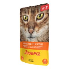   JosiCat Soup Chicken with Carrots & Spinach | Csirkés leves sárgarépával és spenóttal macskáknak – 70 g