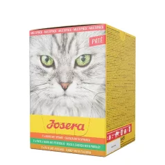   JosiCat Multipack Paté Box | Teljes értékű pástétomválogatás felnőtt macskáknak – 6×85 g (510 g)