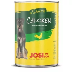   JosiDog Chicken in Sauce | Csirkés nedves eledel szószban kutyáknak – 415 g