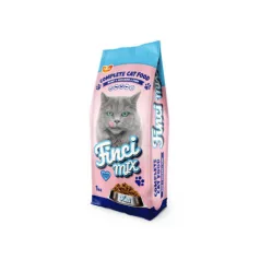   Finci-Mix | Adult (baromfi,hal,marha) száraztáp felnőtt macskák részére -1kg