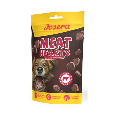 Josera Meat Lovers Meat Hearts Beef | Marhahúsos jutalomfalat szív formában – 70 g