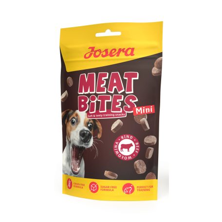Josera Meat Lovers Meat Bites Mini Beef | Puha marhahúsos jutalomfalat kis testű kutyáknak – 70 g