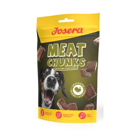 Josera Meat Lovers Meat Chunks Turkey | Pulykahúsos jutalomfalat kutyáknak – 70 g