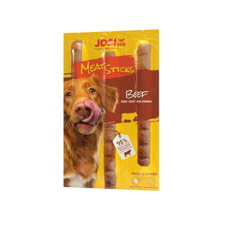 JosiDog Meat Sticks Beef | Ízletes marhahúsos húspálcika kutyáknak – 33 g