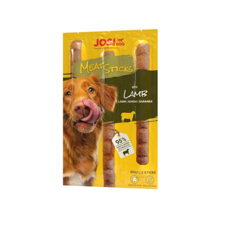 JosiDog Meat Sticks Lamb | Ízletes bárányhúsos húspálcika kutyáknak – 33 g