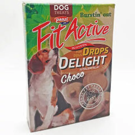 Panzi Snack FitActive Drops Delight | Csokiaromás jutalomfalat kutyáknak – 70 g