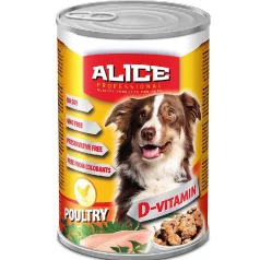  alicePROFESSIONAL | Felnőtt kutyáknak | Konzerv | Csirke - 1240 g