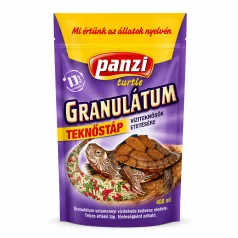   Panzi | Turtle Granulátum | Teljes értékű teknőstáp vízi teknősök számára – 400 ml
