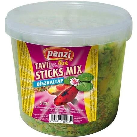 Panzi | Sticks-mix tavi haltáp - 5 L