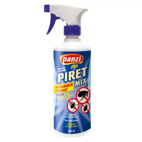 Panzi Piret Mix | Nagy kiszerelésű rovarirtó permet külső paraziták ellen kutyák részére – 500 ml