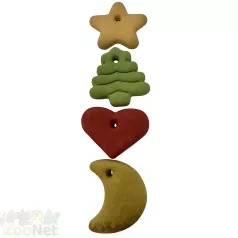  Panzi | Sütött kutyakeksz – Fantasy formák (szív, hold, fenyőfa, csillag) – 260 g