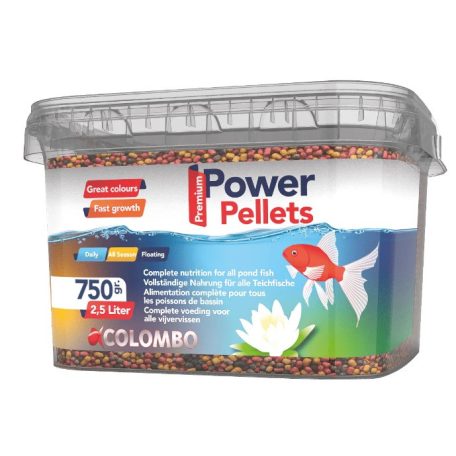 COLOMBO | POWER PELLET | Tavi haltáp - 2,5 L