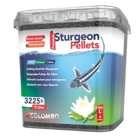 COLOMBO | STURGEON FOOD, LARGE | Tavi sturgeon haleledel, nagy méretű - 5 L