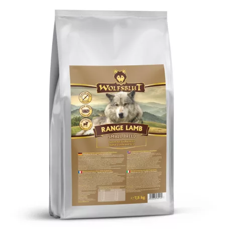 Wolfsblut Range Lamb Small Breed Bárányhús rizzsel száraz kutyatáp 7,5 kg