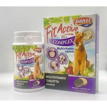 Panzi | FitActive vitamin FIT-a-Complex - multivitamin (almával) kutyák részére - 60db