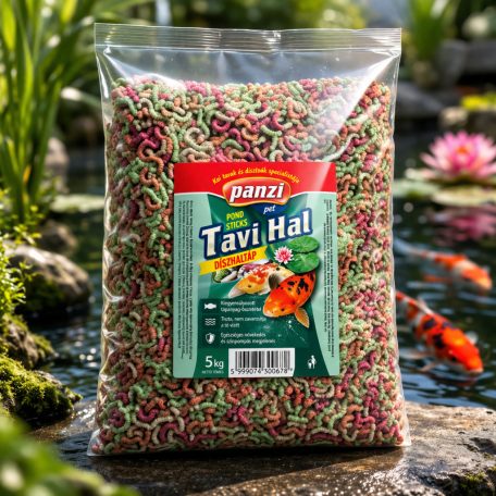 Panzi Tavi Haltáp | Lebegő sticks (rudacska) alapeleség kerti tavi halak számára – 5 kg