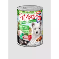   Panzi | FitActive | Kölyök és növendék kutyáknak | Konzerv | Liba, nyúl és alma - 415 g