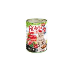   Panzi | FitActive | Kölyök macskáknak | Konzerv | Marha, bárány, alma - 415 g