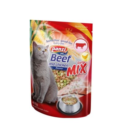 Panzi | Cat-Mix | Felnőtt macskáknak | Száraztáp | Marha - 400 g