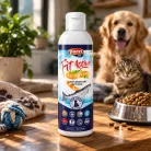FitActive Salmon Oil | Lazacolaj kiegészítő eledel kutyák és macskák számára – 250 ml