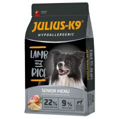   Julius K-9 | Hypoallergenic | Száraztáp | Idős és túlsúlyos kutyáknak | Bárány, rizs - 12 kg