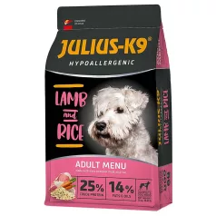   Julius K-9 | Hypoallergenic | Száraztáp | Felnőtt kutyáknak | Bárány, rizs - 3 kg