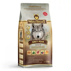   Wolfsblut Grey Peak Senior Kecskehús Édesburgonyával száraz kutyatáp 2 kg