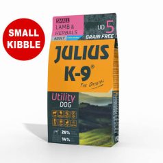   Julius K-9 | Utility Dog Hypoallergenic | Száraztáp | Kistestű felnőtt kutyáknak | Bárány, gyógynövény - 10 kg