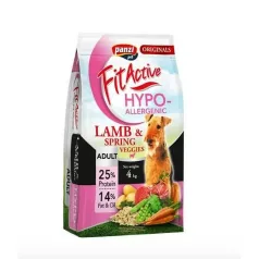  Panzi | Originals Hypoallergenic | Felnőtt kutyáknak | Száraztáp | Bárány és tavaszi zöldségek - 4 kg