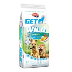   Panzi | Get Wild | Sensitive | Kölyök kutyáknak | Száraztáp | Csirke és búzamentes | Bárány - 15 kg