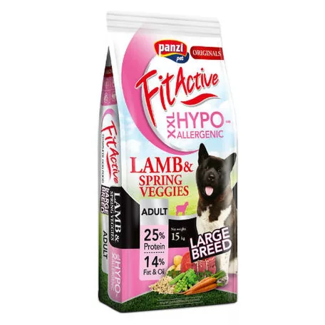 FitActive | ORIGINALS ADULT LARGE BREED HYPOALLERGENIC - Lamb&Spring Veggies - 15kg
