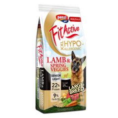   FitActive | ORIGINALS  SENIOR/LIGHT LARGE BREED HYPOALLERGENIC - Lamb&Spring Veggies - 15kg