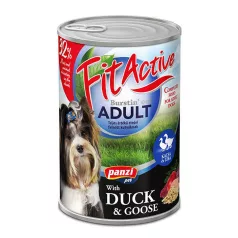   FitActive | konzerv Adult - nedveseledel (kacsa-liba) felnőtt kutyák részére  - 1240g