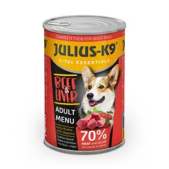 JULIUS-K9 | DOG Beef&Liver konzerv (marha&máj) - 1230g