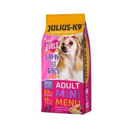 Julius K-9 | MINI FOR GIRLS ADULT HYPOALLERGENIC Lamb&Rice | Bárány-rizs - 1kg 