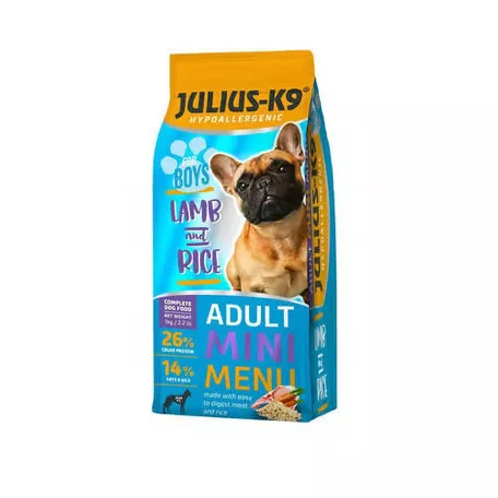 Julius K-9 | MINI FOR BOYS ADULT HYPOALLERGENIC Lamb&Rice | bárány-rizs - 1kg.