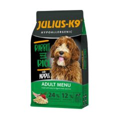   Julius-K9 | Adult Hypoallergenic Rabbit & Rice – nyúl & rizs száraztáp felnőtt kutyáknak (12 kg)