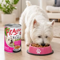   FitActive | Adult Nedveskutyaeledel borjúhússal és májjal mártásban – 415 g