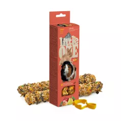   Little One dupla rúd tengerimalacnak nyúlnak és csincsillának gyümölcsökkel 2x60 g