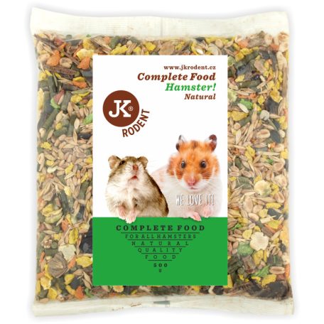 JK Standard Plus | Teljes értékű hörcsög eledel - 0.5 kg