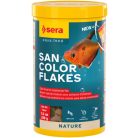 Sera San Color Flakes | Színfokozó lemezes táp minden díszhal számára – 1000 ml / 210 g