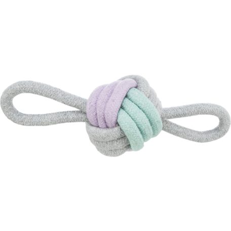 Trixie Junior Knot ball Rope | Kötél játék hurkokkal,(fogtisztító) kölyök kutyák részére - 9x25 cm