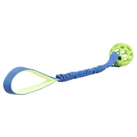 Trixie Bungee Rope whit Ball | Pliészter játék (húzó-fogtisztító) kutyák részére - 7x48 cm