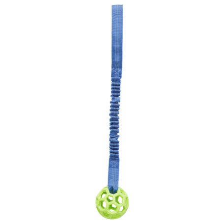 Trixie Bungee Rope whit Ball | Pliészter játék (húzó-fogtisztító) kutyák részére - 7x48 cm