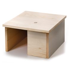 JK|Tömörfa ház nyulaknak - 24 x 25 x 15 cm