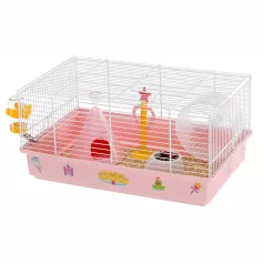   Ferplast Criceti 9 Princess | Hercegnő témájú hörcsögketrec kiegészítőkkel és dekorációval – 46 x 29,5 x 23 cm