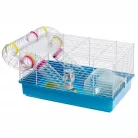 Ferplast Paula | Klasszikus hörcsögketrec külső csőrendszerrel és felszereléssel – 46 × 29,5 × 24,5 cm