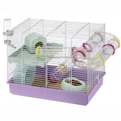   Ferplast Laura | Kétszintes moduláris hörcsögketrec külső csőrendszerrel – 46 x 29,5 x 37,5 cm
