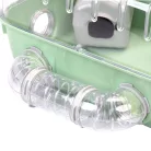 Ferplast Combi 1 | Moduláris hörcsögketrec átlátszó tetővel és teljes felszereléssel – 40,5 × 29,5 × 22,5 cm