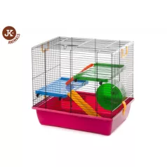   JK-Klec | Gino 1 | Rágcsáló ketrec körhintával - 42x29x39 cm